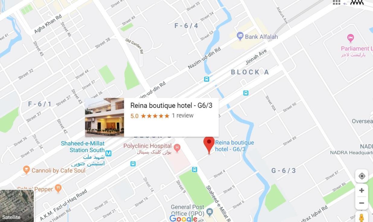 Reina Boutique Hotel - G6 Islamabad Exterior photo
